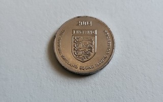 David Beckham 2004 England Squad Medal Coin Collection See Photos
