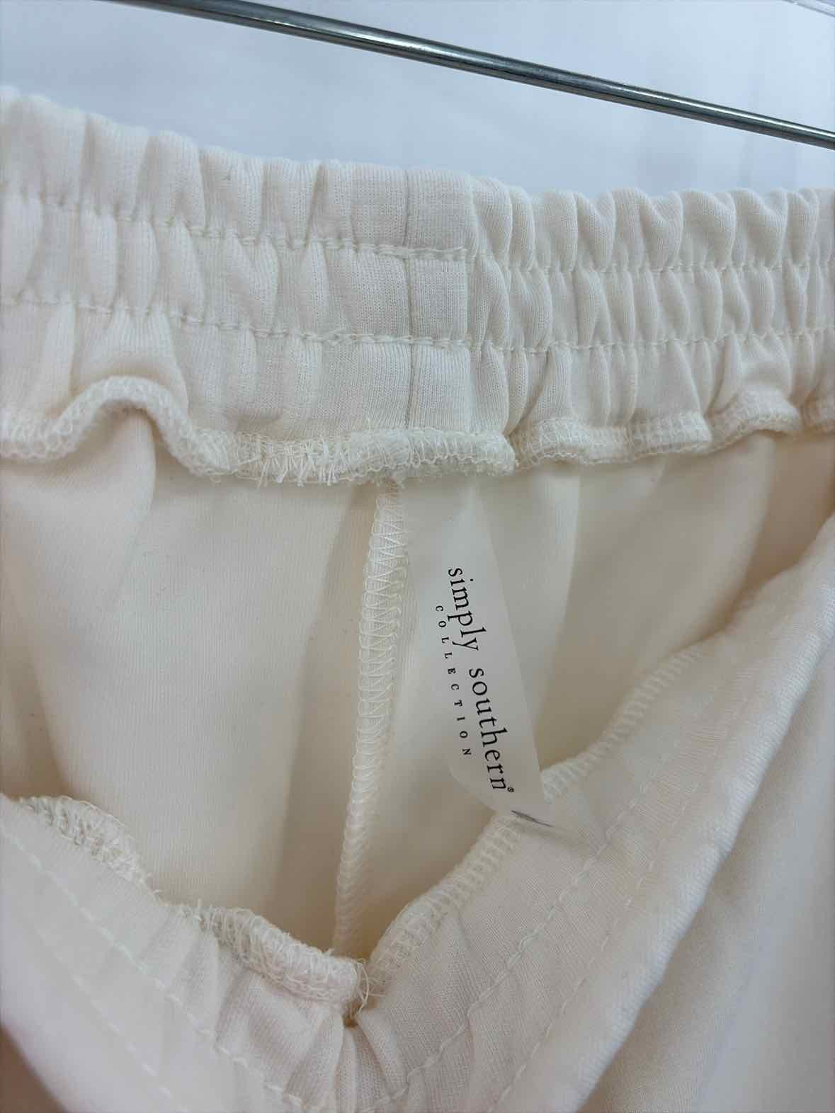 Simply Southern Ivory Size Small Basic Shorts - image 2