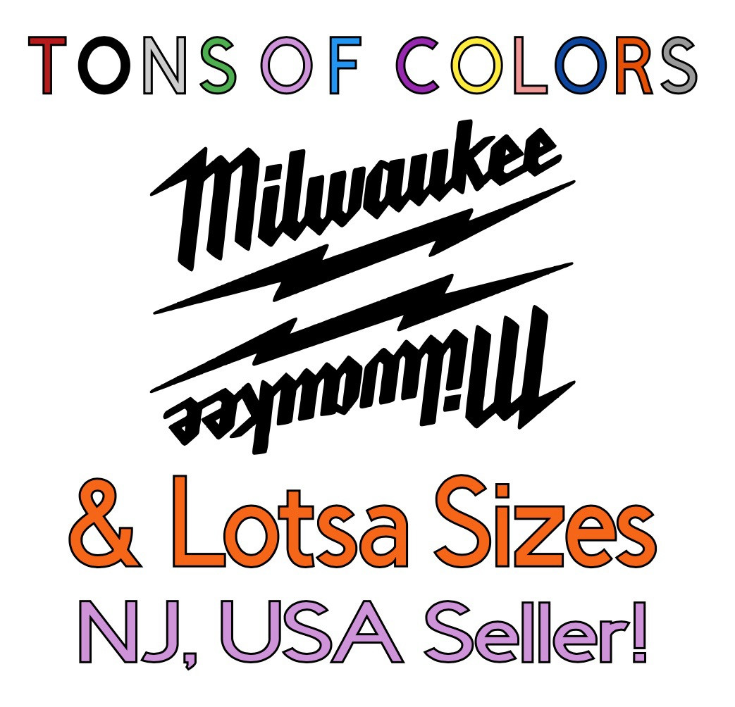 Lot 30 Autocollants Milwaukee - Stickers Outils Et Caisses Personnalisation Professionnelle