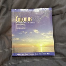 Calculus Ser.: Calculus : Mathematics and Modeling, Preliminary Edition