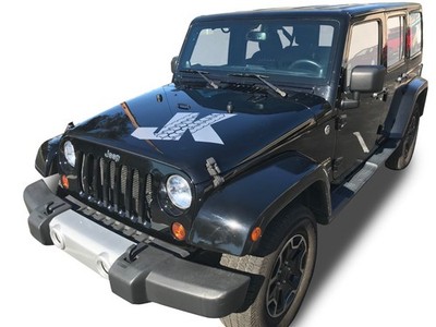 Fits Jeep Wrangler Decals JK Hood Stripes 3M Stickers Vinyl Graphics 2000-2026