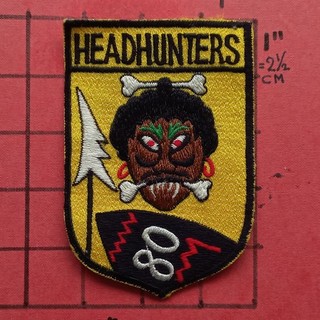 ORIGINAL PATCH USAF US AIR FORCE 80 TFS TACT FTR SQ F 105 THUNDERCHIEF JAPANESE