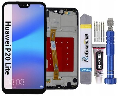 Für Huawei P20 Lite ANE-LX1 Display Komplettes Bildschirm LCD + Touch + Rahmen