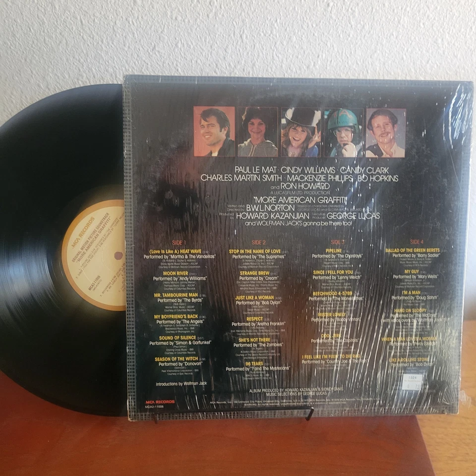 MORE AMERICAN GRAFFITTI Soundtrack MCA211006 2xLP Vinyl VG+ - Image 2 of 2