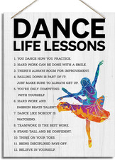 Dancer Gifts, Ballet Decor, Dance Room Decor, Inspirational Ballet Wall Decor Ar