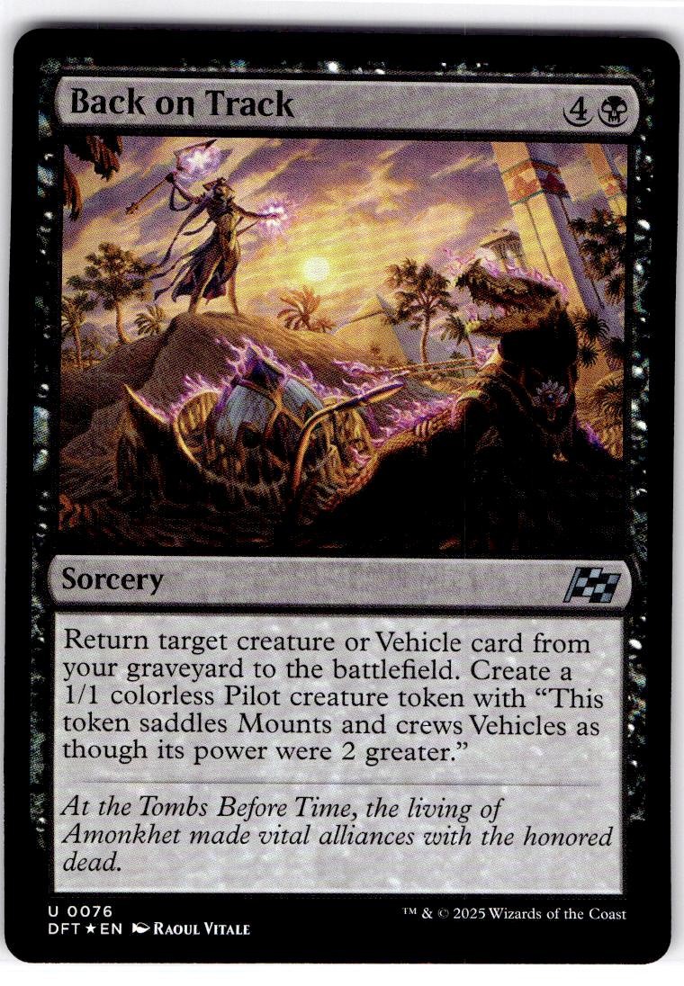 MTG Back on Track Aetherdrift HOLO #76