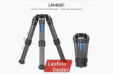 Leofoto LM-402C Carbon Fiber Tripod with 100mm Bowl and Bag /Max 110lb
