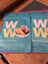 Weight Watchers Food Saver Sheets 2 packages 8 sheets NEW SEALED