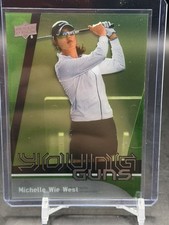 2026 Upper Deck Golf Michelle Wie West Clear Cut Young Guns #138 RARE SP