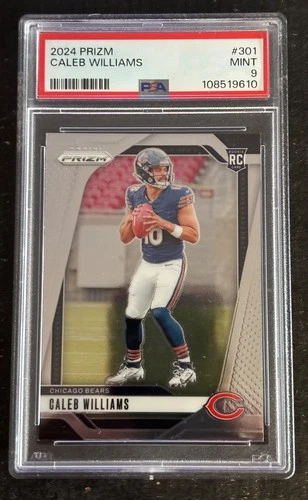 2024 Prizm Caleb Williams RC Rookie #301 Bears PSA 9