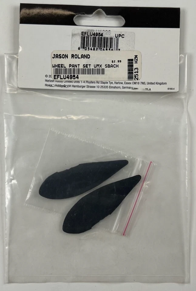 E-Flite EFLU4954 UMX Sbach 3D Wheel Pant Set NEW - Image 2 of 2