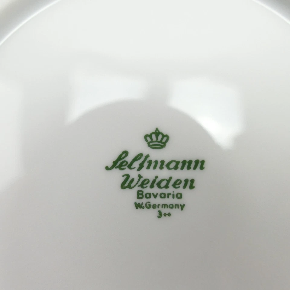 Seltmann Weiden Theresia Rotes Blumenmuster Teller flach 19 cm KT-1483 - Bild 3 von 4