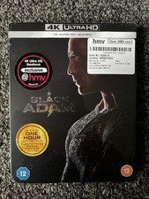 Black Adam - 4K UHD BLU RAY STEELBOOK NEW AND SEALED (HMV Exclusive)