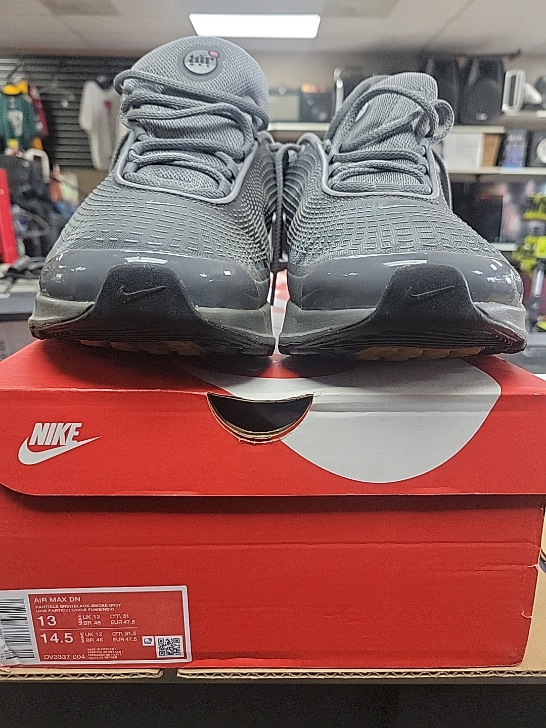 Men's 13 - Nike Air Max DN Very Clean Particle Grey Black DV3337-004