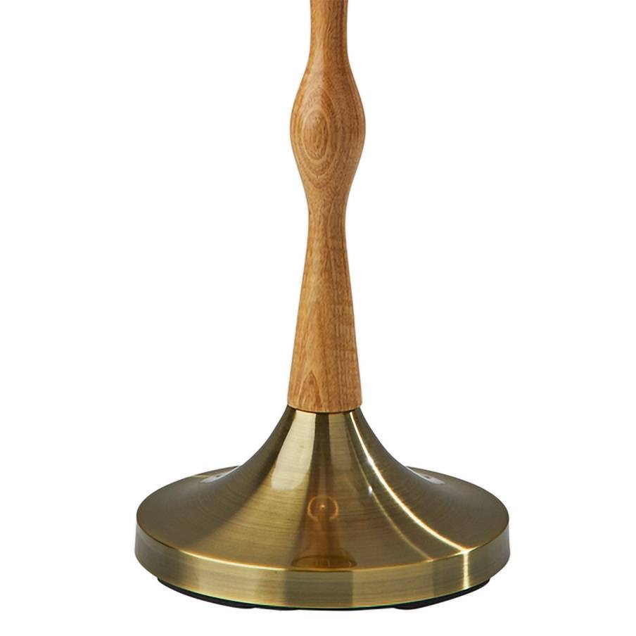 Eve Natural Oak Wood Column Floor Lamp thumbnail 4