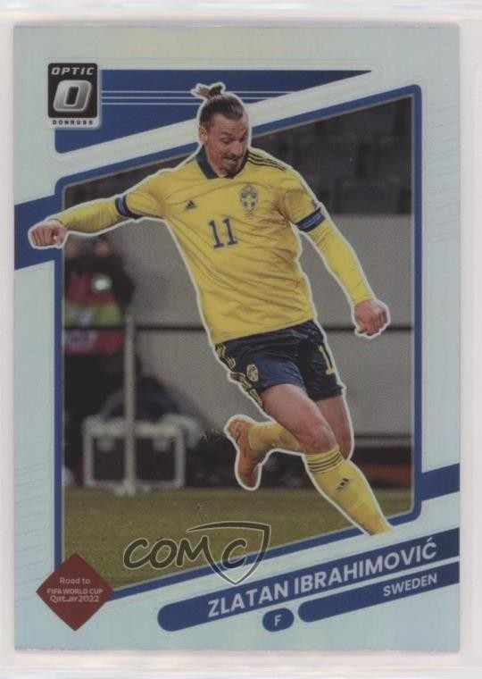 2021 Donruss Road to Qatar Optic Holo Prizm Zlatan Ibrahimovic Ibrahimović 5b1