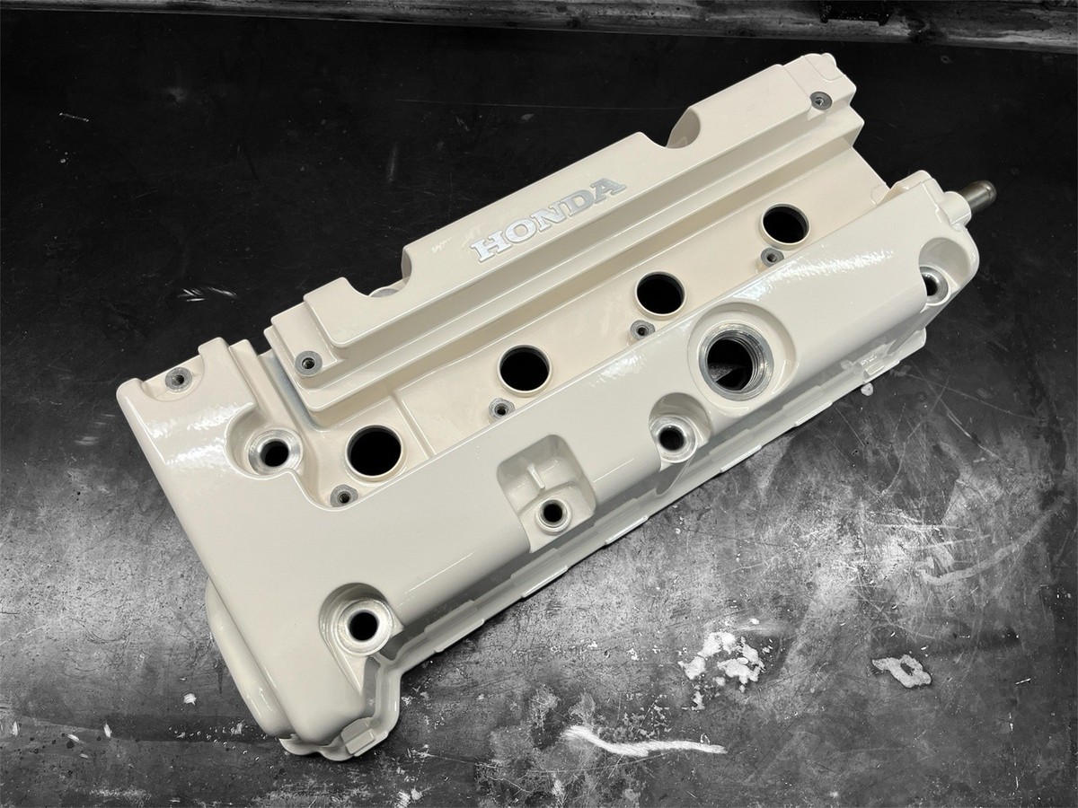 Honda K-SERIES K24 K20 Valve Cover Powder Coated Almond White Type