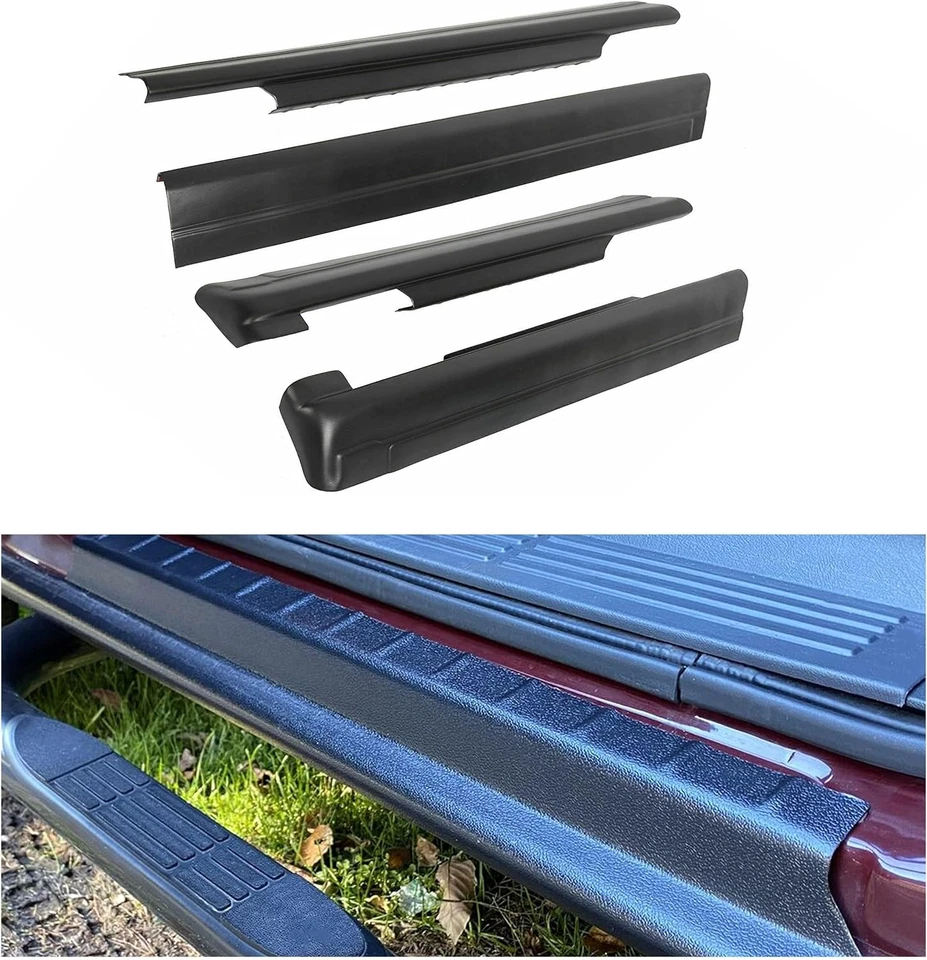 Left and Right Rocker Panel Guard Crew Cab for 1999-2006 GMC Sierra Silverado Foto 2 de 4