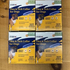 4 Zodiac Flea and Tick Collar for Large Dogs 7 Month Protection - Free Shipping
