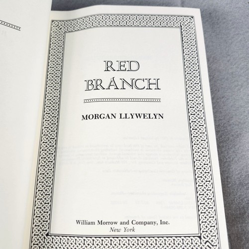 Red Branch By Morgan Llywelyn Hardcover 1st Edition Mythology - Picture 2 of 7