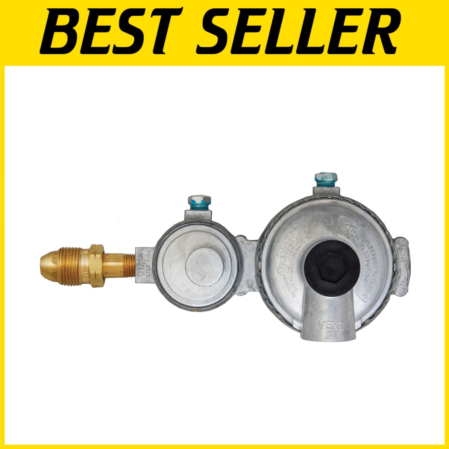 Professional Two-Stage Gas Regulator with Zinc Construction & Vent Options
