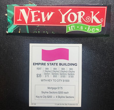 Monopoly     NEW YORK IN A BOX     Empire State Building      TITLE DEED CARD