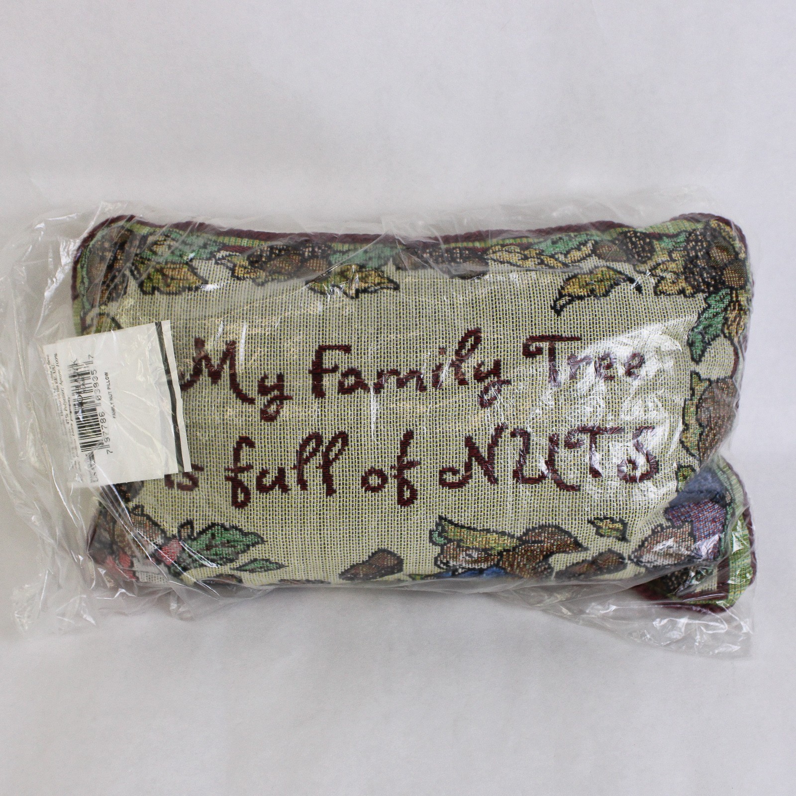 Mohawk Home 'My Family Tree Is Full Of Nuts' Decorative Pillow 7" x 11.5"