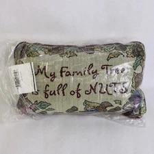 Mohawk Home 'My Family Tree Is Full Of Nuts' Decorative Pillow 7" x 11.5"