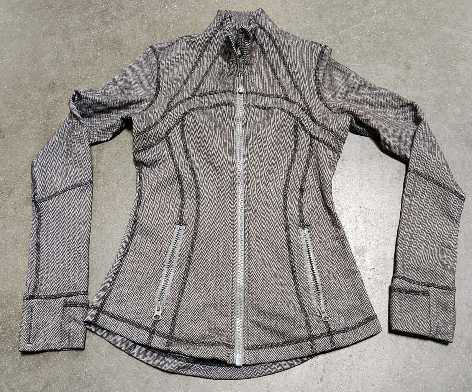 Lululemon Athletic Define Jacket Gray Jacket Full… - image 1
