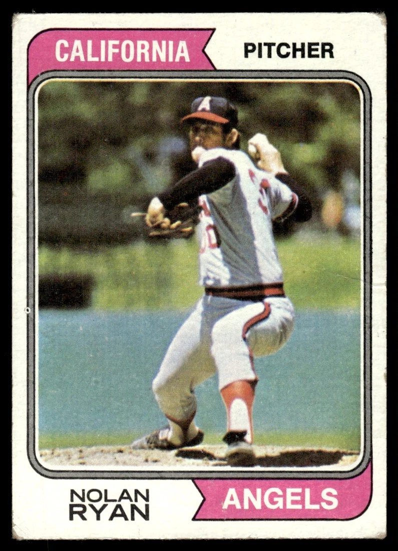 Nolan Ryan Baseball 1974 Season Sports Trading Cards & Accessories