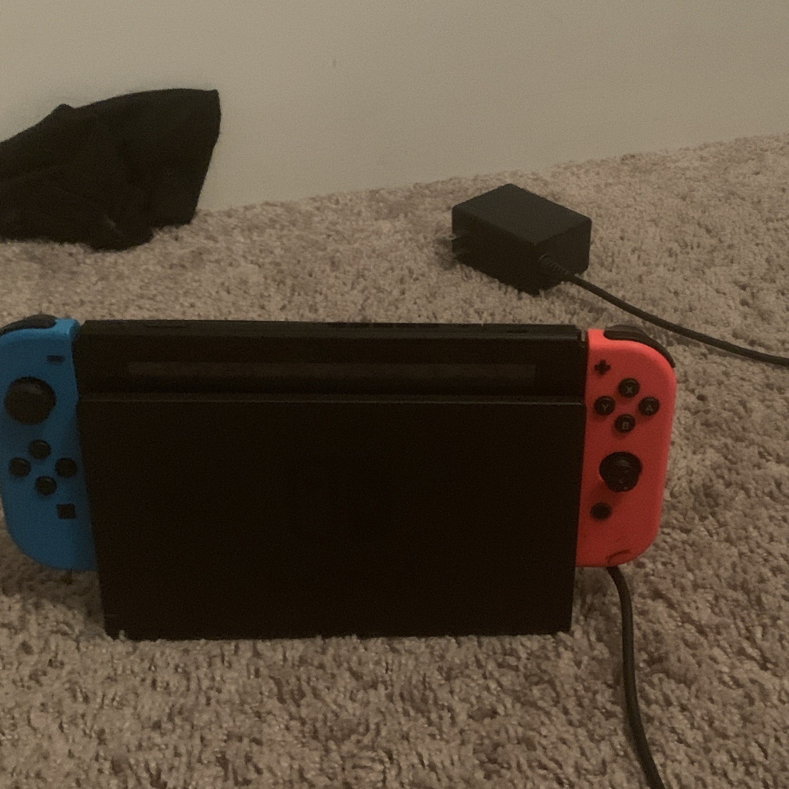 Nintendo Switch HAC-001 Handheld System w/ TV Dock, Blue/Red Joy-Con