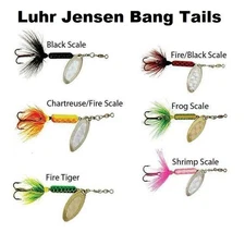 Luhr Jensen Bang Tail Fishing Lures 1/4 & 1/2 Ounce - Choose Colors