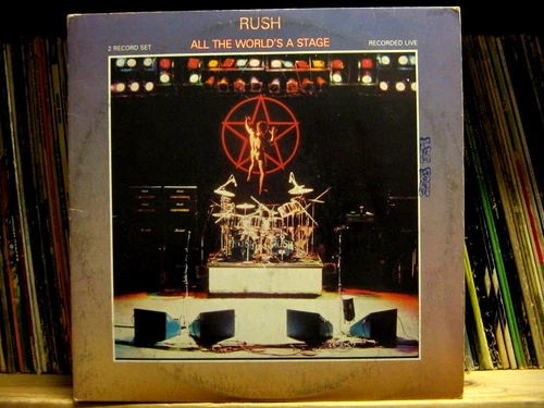 Rush / All The World's A Stage - Classic Rock Vinyl - 1976 Original Pressing