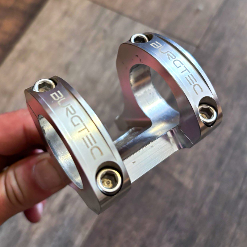 Burgtec Direct Mount Stem Silver Aluminium 35mm Clamp 50mm reach