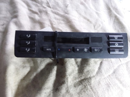 BMW 3 SERIES HEATER/AC CONTROLS E46, 4 BUTTONS UNDER DISPLAY SCREEN TYPE, 09/98-