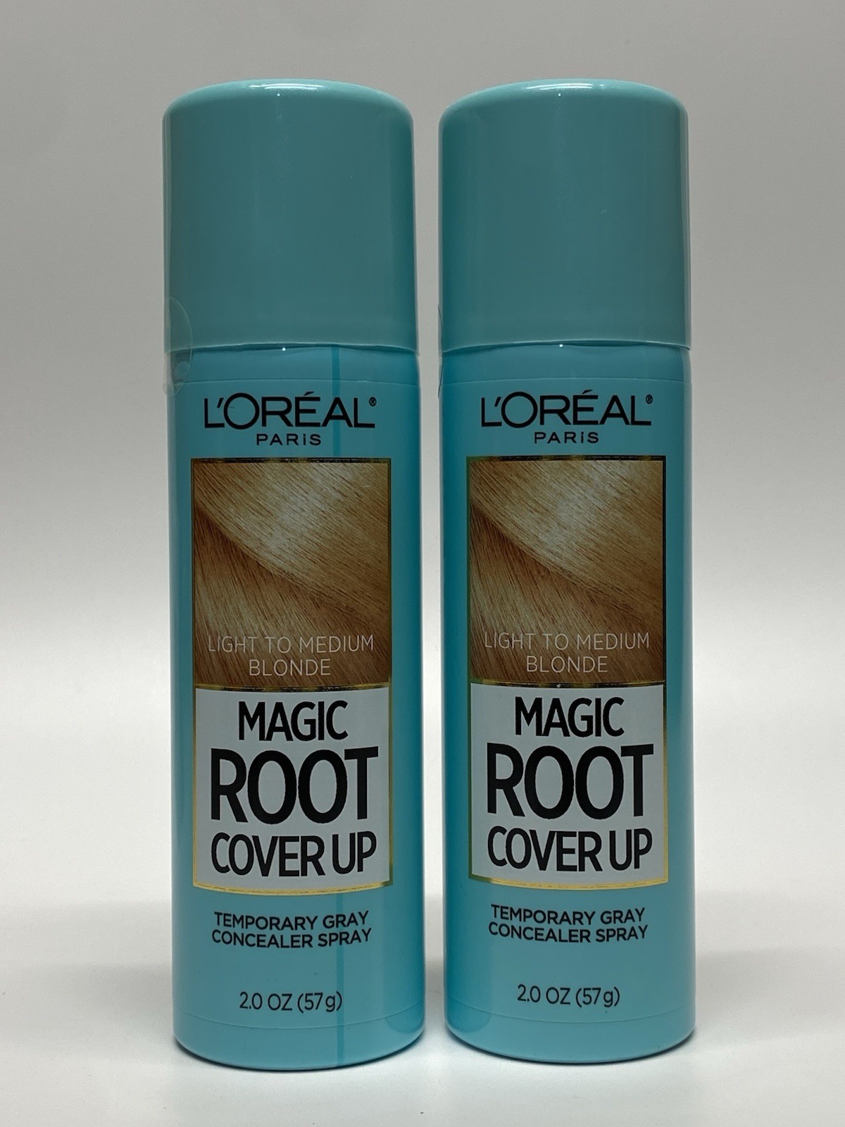 L'Oreal Magic Root Cover Up Spray Light to Medium Blonde 2.0 Oz Each ( Pack 2)