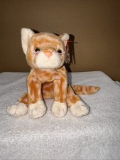 TY Original Beanie Babies AMBER  The Cat Plush Toy With Tags