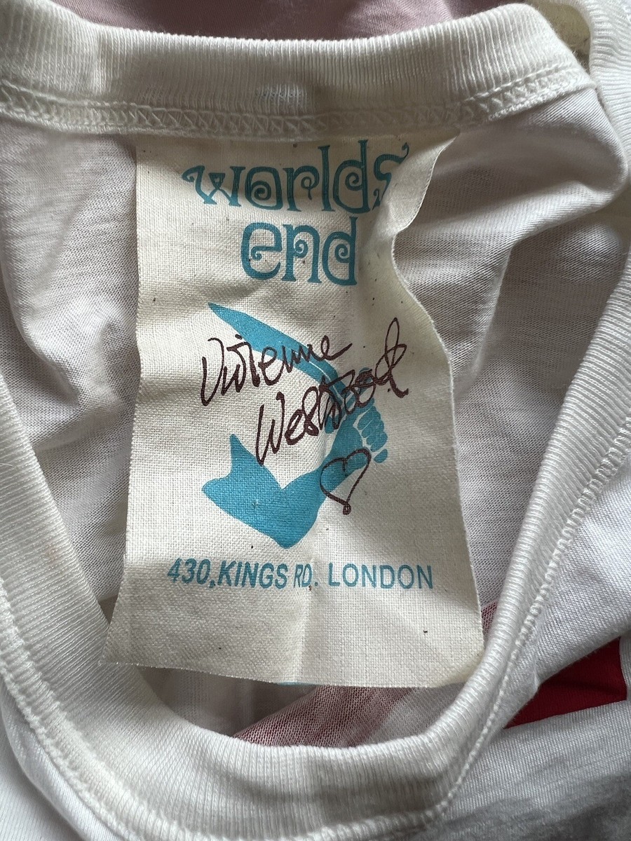 Rare Vivienne Westwood T Shirt Worlds End Plus 5 Degrees | eBay UK