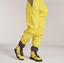 Adidas by Stella McCartney Women's Yellow Lined Woven Winter Pants Sz M