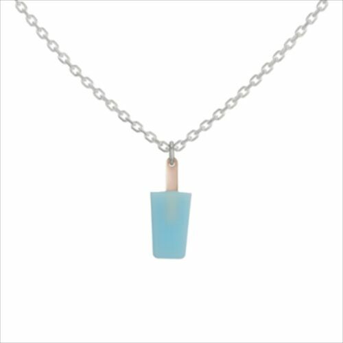 Collar De Plata Con Colgante De Hielo De Sal Del Mar De Kingdom Hearts