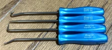 Snap On Tools PEARL BLUE Mini Pick Hook Set Screwdriver Puller Cotter Awl Lot