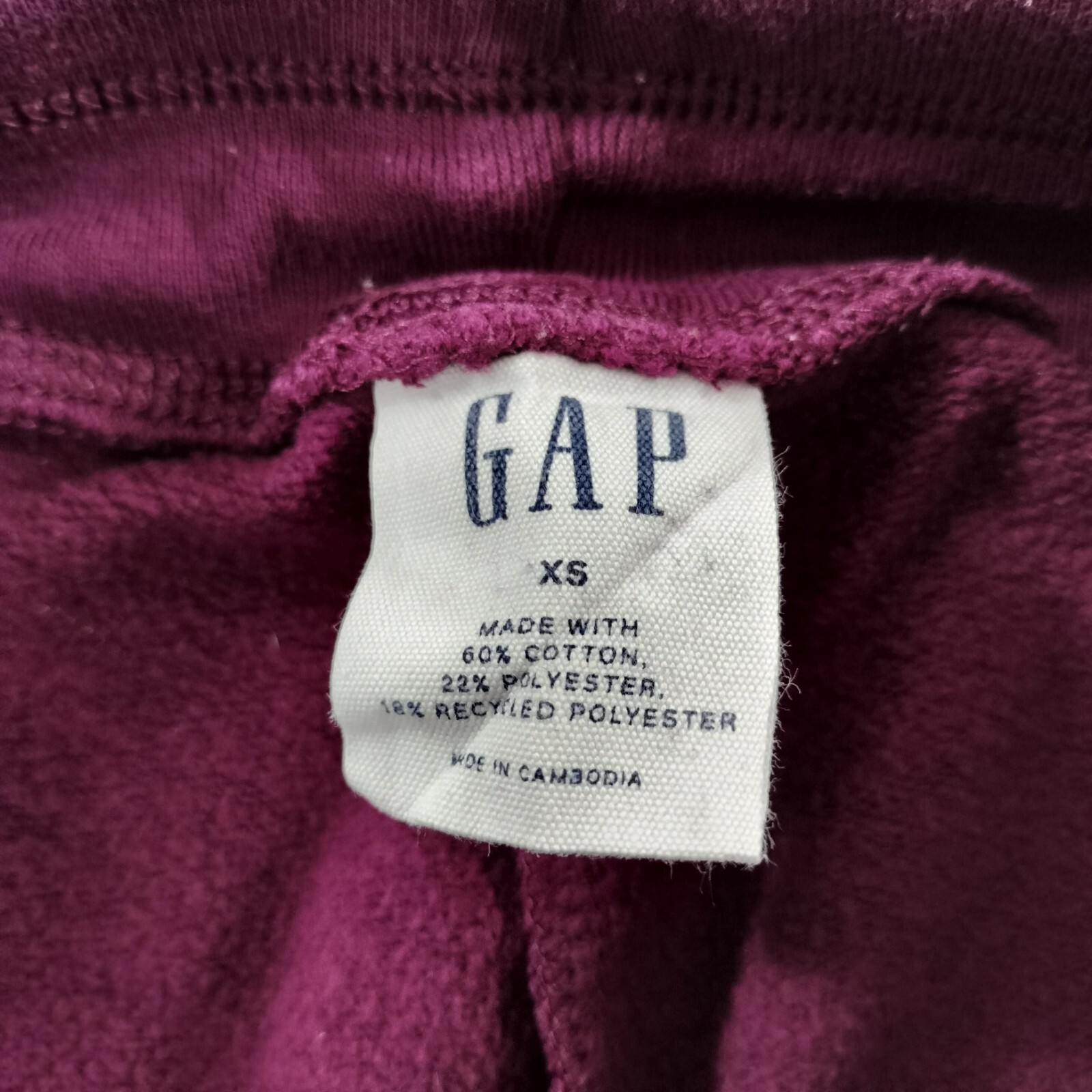 Gap Jogger Stretch Purple Drawstring Pull On Swea… - image 4