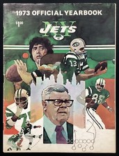 Joe Namath Signed Yearbook 1973 Jets Football W Ewbank Maynard +32 Auto HOF JSA