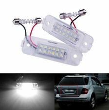 2x Canbus LED License Number Plate Lights For Mercedes Benz M-Class ML W163 LCI