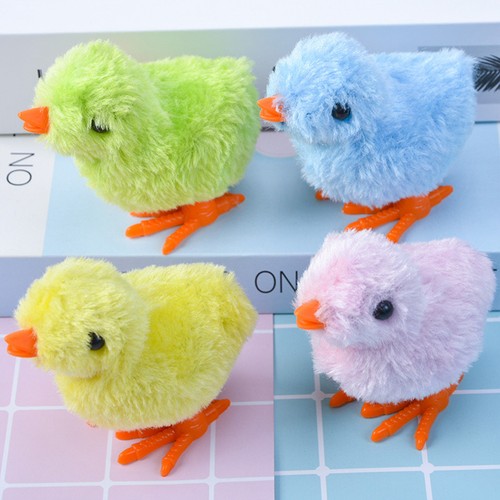 4X Clockwork Chicken Toys Chick Wind-up Toys for Kids Perfect Gift Easter Party