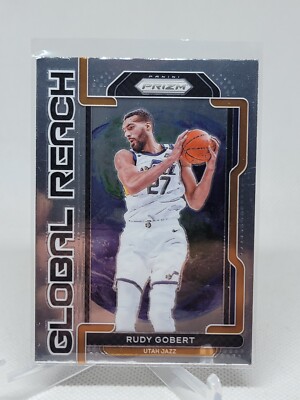 Rudy Gobert 2021-22 Panini Prizm Basketball #9 Global Reach Jazz E2E