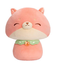 Mewaii 8" Mushroom Family Little Fox Kawaii Plush Pillow Squish Toy
