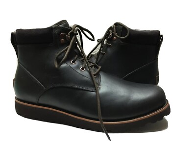 Mens UGG m Seton TL black size 13 UGG SETON TL MEN BOOTS LEATHER BLACK US 13 /UK 12 /EU 46 | eBay main image 3