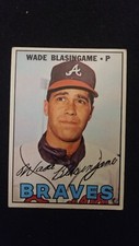 1967 Topps Baseball card # 64 Wade Blasingame  ( G to VG )