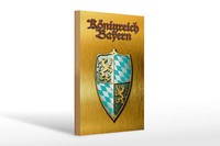 Holzschild Spruch 20X30 Cm KöNigreich Bayern Schild Holz Deko Schild Wooden Sign